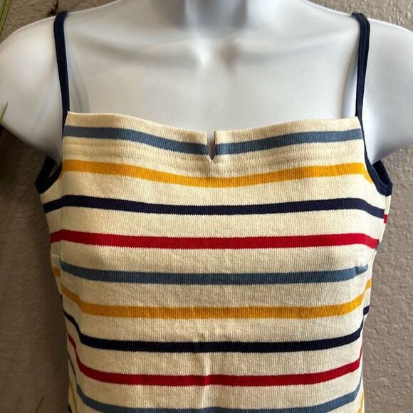 #116 Roue libre striped sailing crop top size small - Picture 2 of 9
